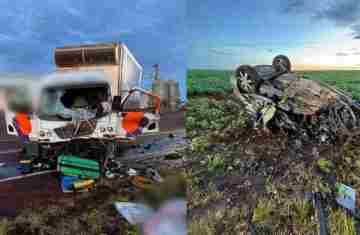 Seis pessoas da mesma família morrem em acidente na PR-170 em Rolândia